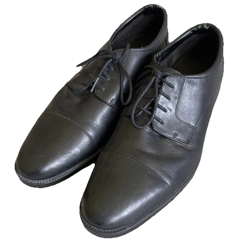 Rockport Isaac Plain Toe Mens Brown Oxfords & Lace Ups Plain Toe Shoes Size 10